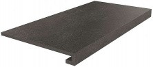 Ступень Kerama Marazzi Про Стоун черная клееная 33х60