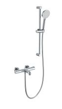 Смеситель для ванны с душевым гарнитуром и термостатом WONZON & WOGHAND, Хром (WW-C2006-A-CR)