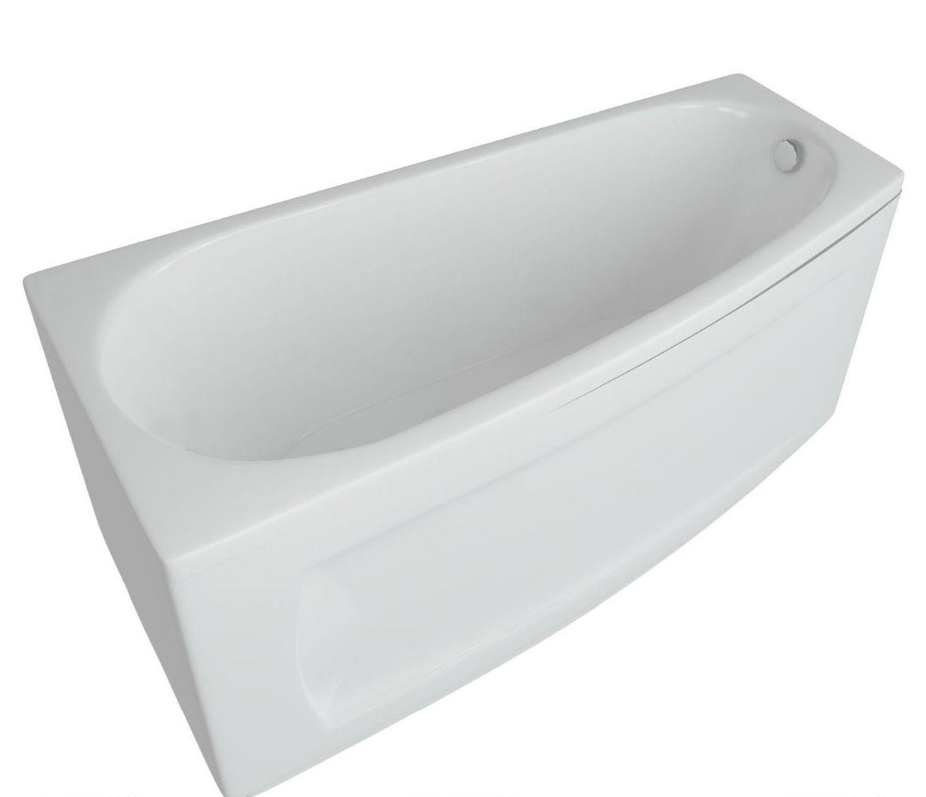 Приобрести акриловая ванна асимметричная aquatek пандора l 160x75 см