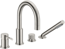 Boheme Смеситель для ванной Uno, врезной, никель 460-NB