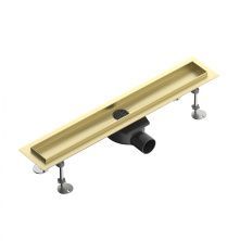 Душевой трап-лоток 60 см WONZON & WOGHAND, Брашированное золото (WW-651600T-BG)