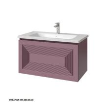 Caprigo Тумба с раковиной MODO Quarta 80 см, лиловая, эмаль 35713eml 3