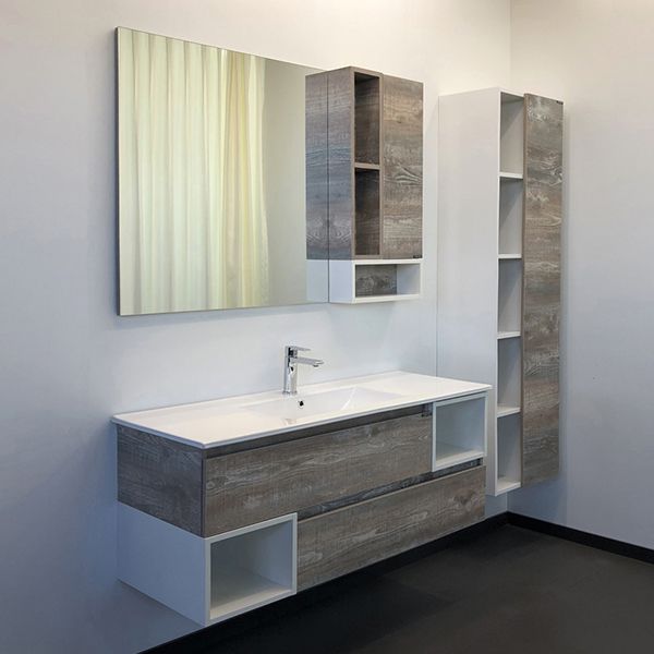 Приобрести сomforty тумба с раковиной "турин-120м" дуб бежевый