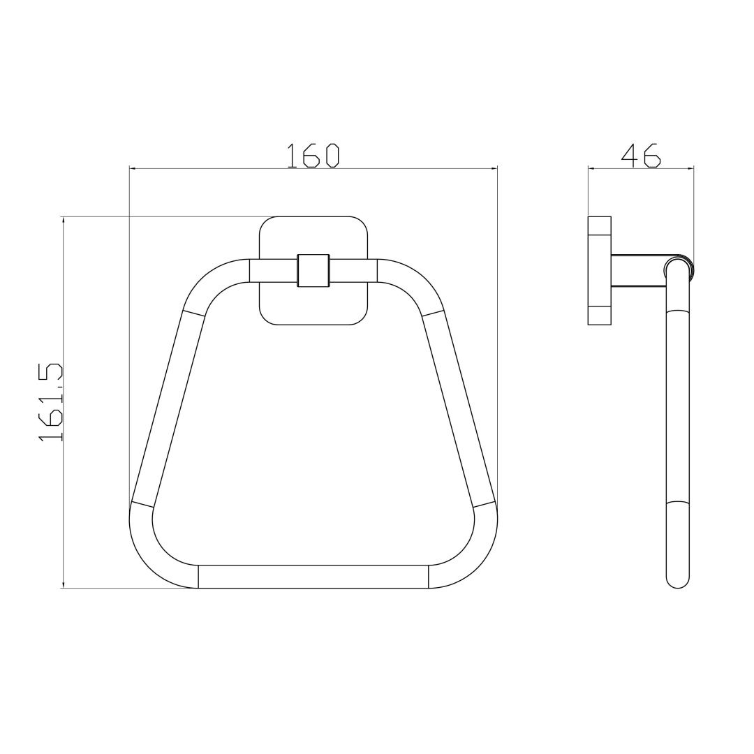 Приобрести кольцо для полотенец wonzon & woghand still, хром (ww-6613)
