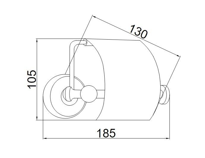 Приобрести boheme держатель туалетной бумаги provanse, бронза 10801
