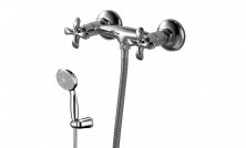 LEMARK Смеситель для душа Flora, двухвентильный, хром LM0103C