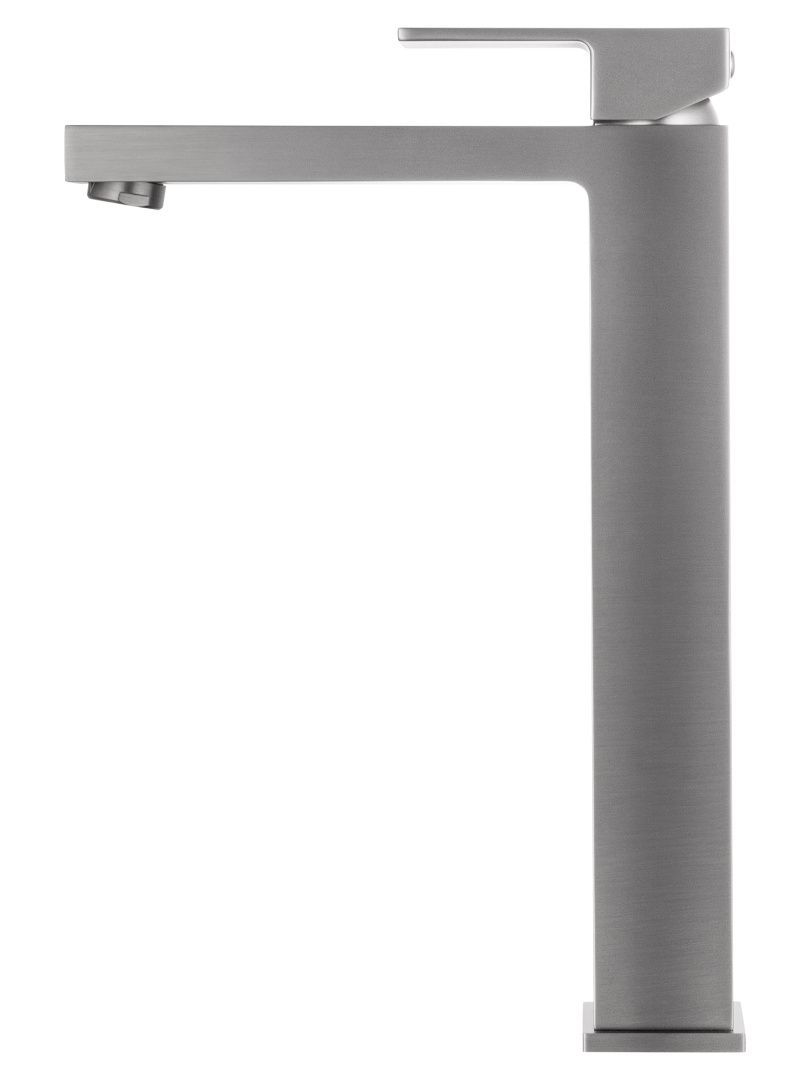 Приобрести смеситель для раковины высокий wonzon & woghand cube, темный графит (ww-88239016-bgm)