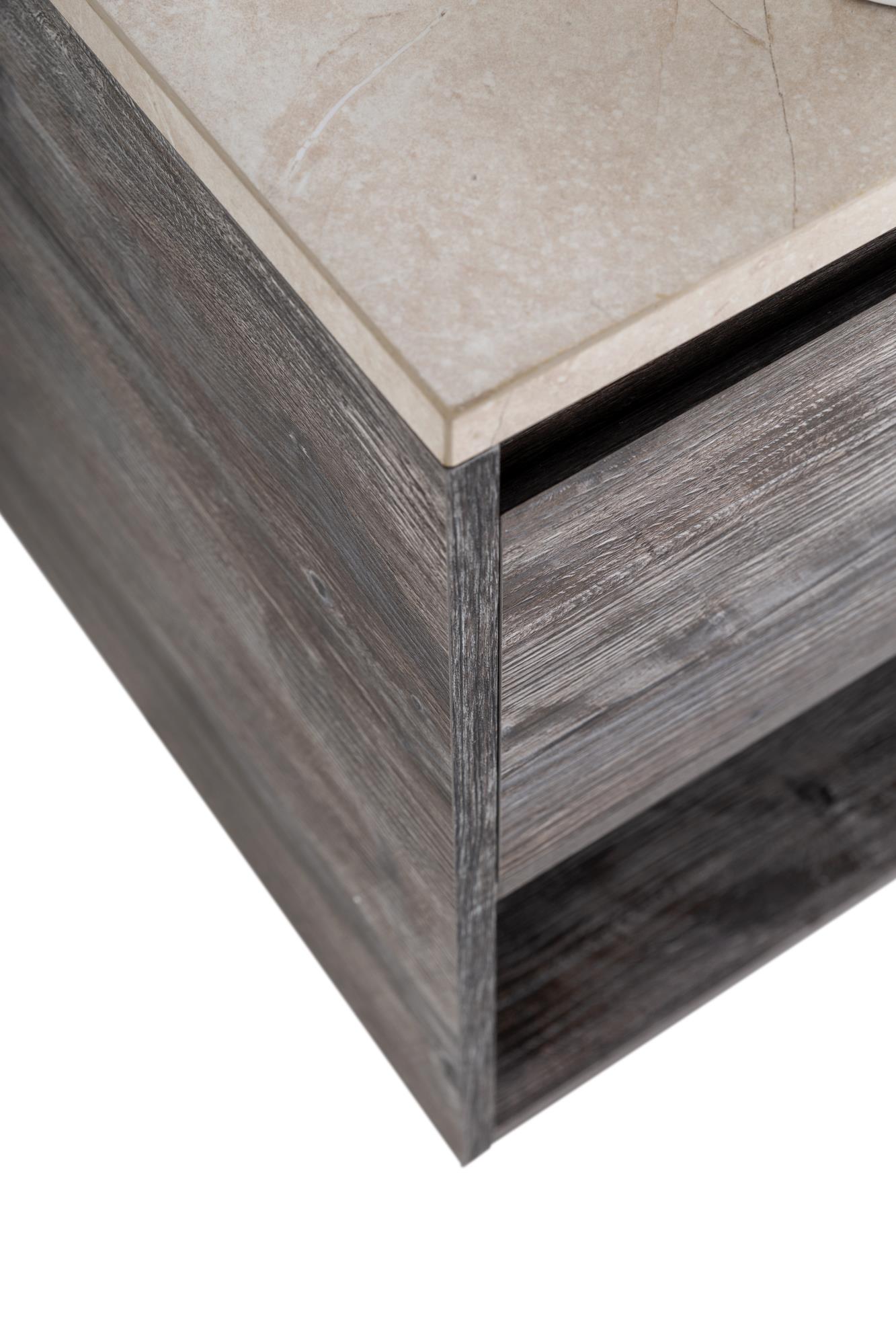 Приобрести belbagno тумба со столешницей kraft 80 см с ящиком и полкой, подвесная pino pasadena