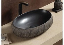 Раковина-чаша CeramaLux 60 см J2102, чёрный