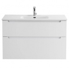 Тумба подвесная с раковиной BelBagno ETNA-900-2C-SO-BO-P 90 см, Bianco Opaco