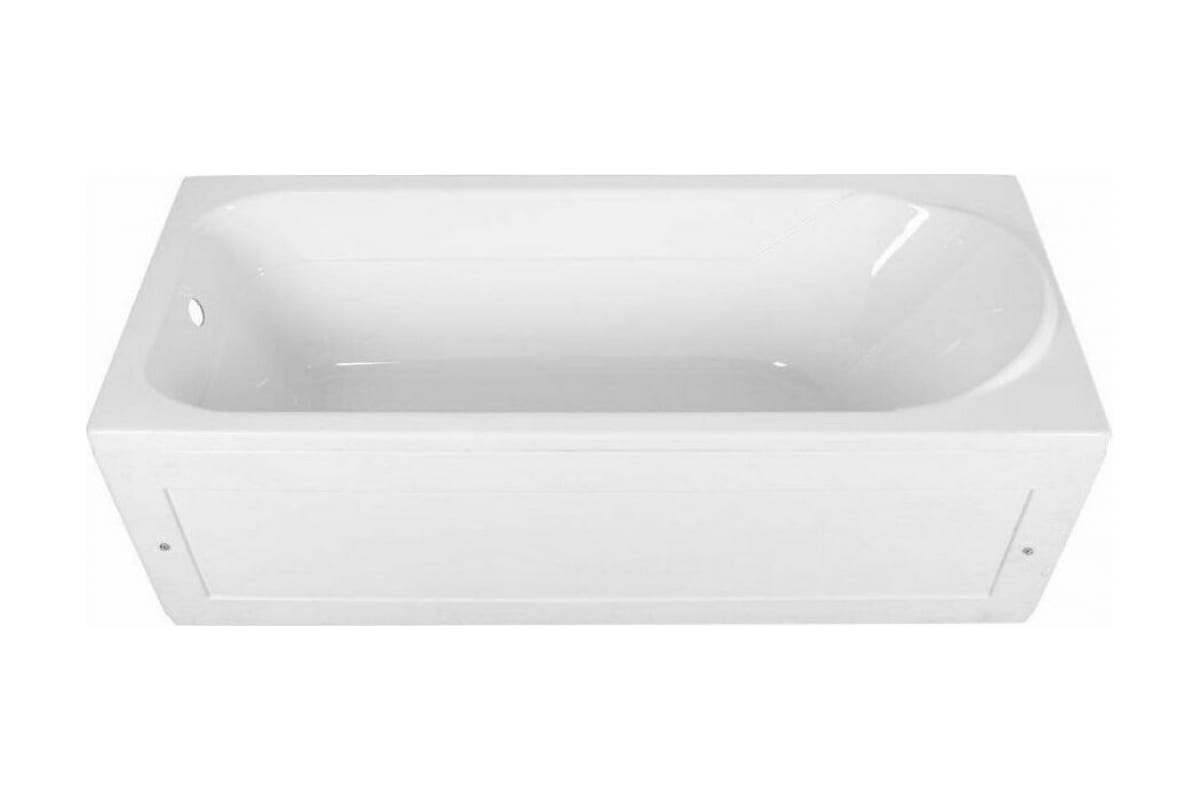 Приобрести aquanet фронтальная панель для ванны west/nord/roma 160 см, белая