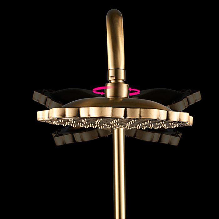 Приобрести gerhans душевая система к19, античная бронза k19018