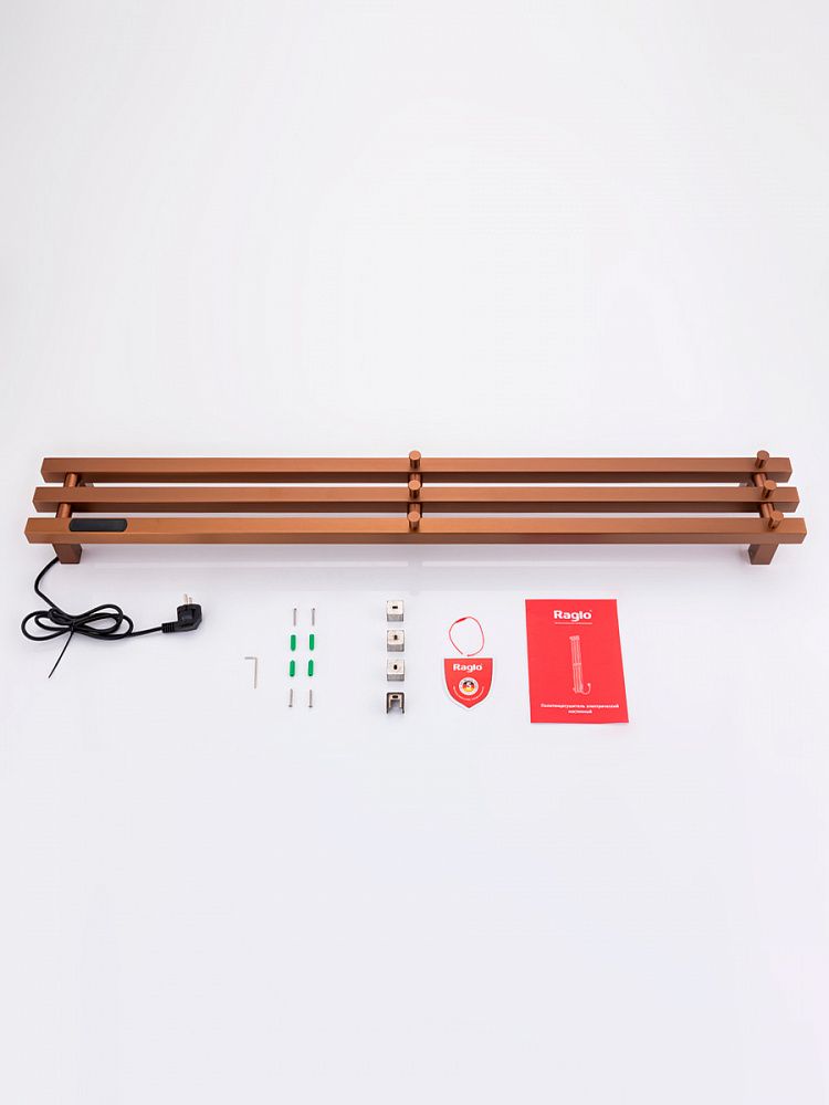 Приобрести raglo полотенцесушитель 15х120 см, медь r350.17.33