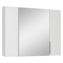 AQUA DE MARCO Зеркало-шкаф AXIOMA 100 см, белый 1100WGAXI