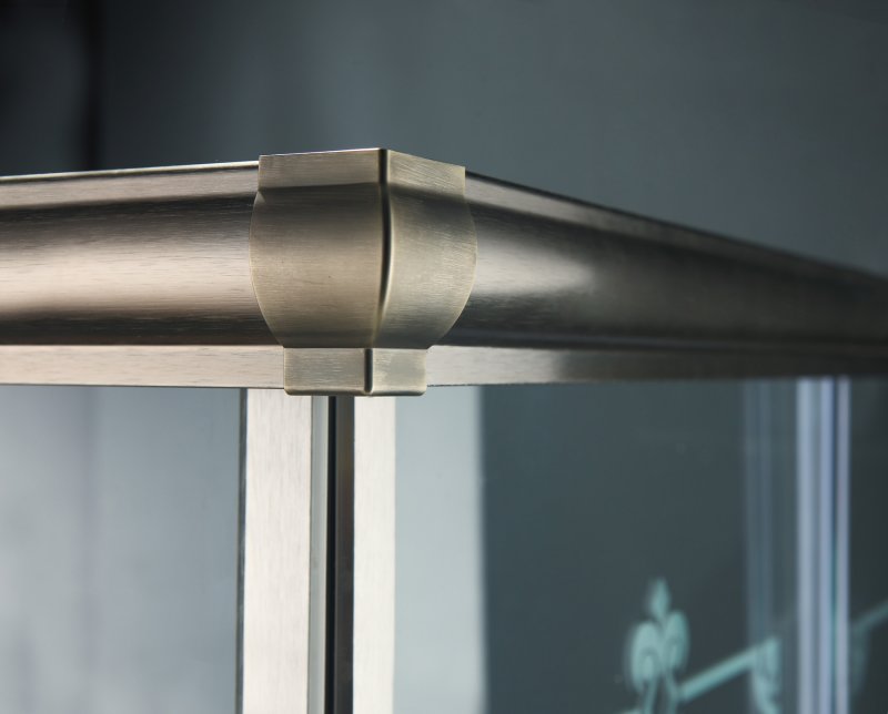 Приобрести cezares душевое ограждение giubileo 90-90см giubileo-a-2-90-scorrevole-c-br