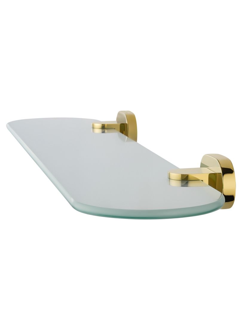 Приобрести стеклянная полка для ванной wonzon & woghand first, глянцевое золото (ww-8427-lg)