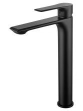 Смеситель для раковины высокий WONZON & WOGHAND BRILLIANT, Черный матовый (WW-88019079-MB)