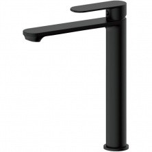 HAIBA Смеситель для раковины 274мм, высокий, черный матовый HB11590-7