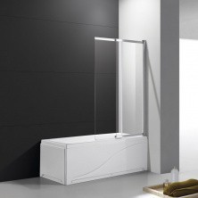 CEZARES Шторка для ванны SLIDER-VF-11 100х145см SLIDER-VF-11-100/150-C-Cr