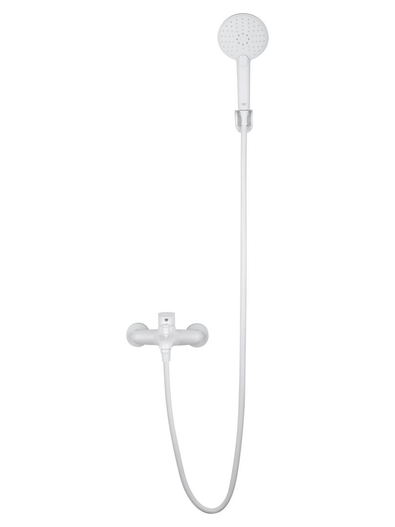 Приобрести смеситель для ванны с душем wonzon & woghand alfa, белый матовый (ww-ae3204-mw)