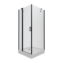 Тритон Душевое ограждение Йота 90Х90 см, черное, прозрачное Щ0000054037