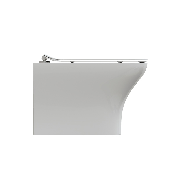 Приобрести sole унитаз подвесной quadro, безободковый с сиденьем дюропласт, микролифт ут000051492