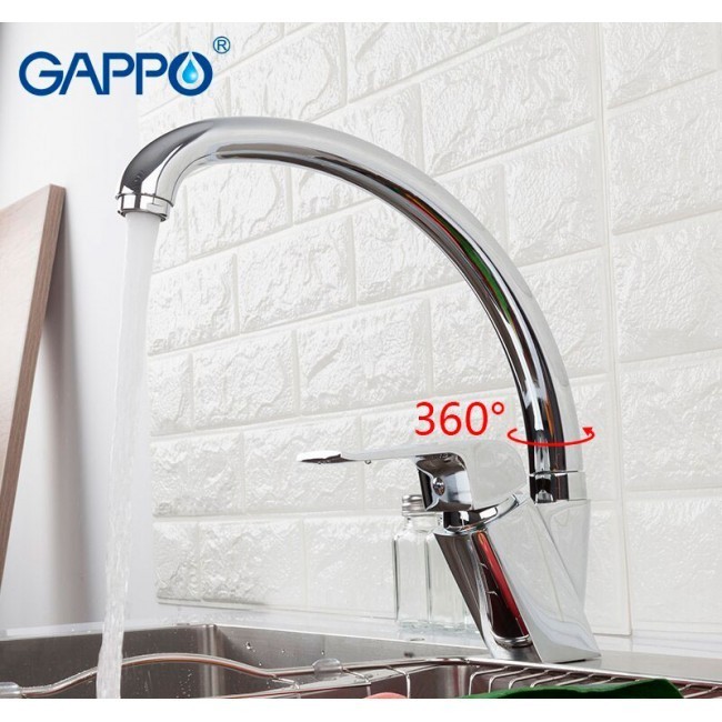 Приобрести gappo смеситель для кухни g4150-8 с высоким изливом, хром 91831