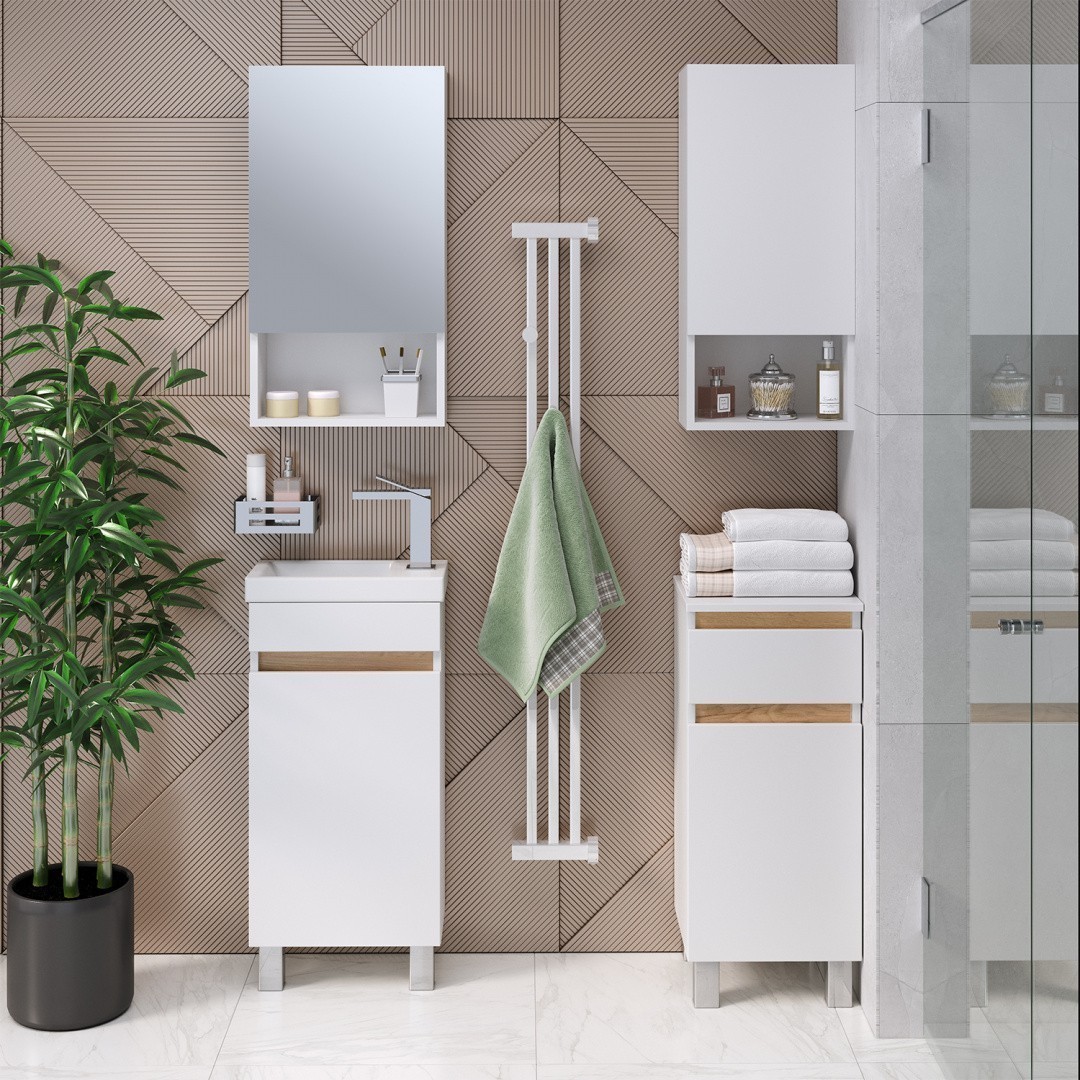 Приобрести зеркало шкаф sydney 40 см. правый