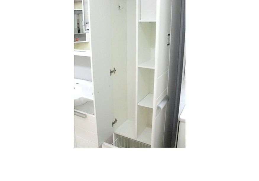 Приобрести пенал альтаир 50 см с корзиной для белья, цвет белый