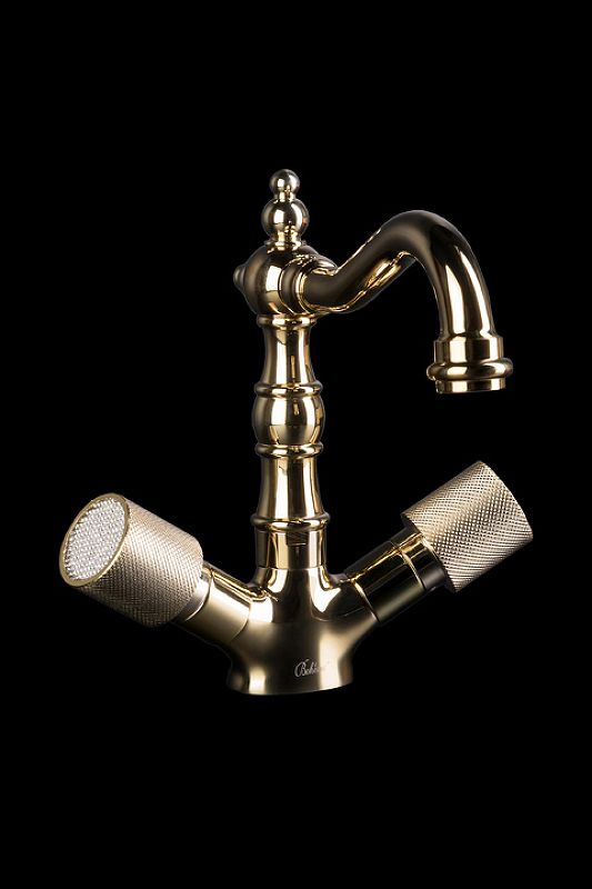 Приобрести boheme смеситель для раковины royale cristal, высокий, золото\кристаллы 292-royal/crst