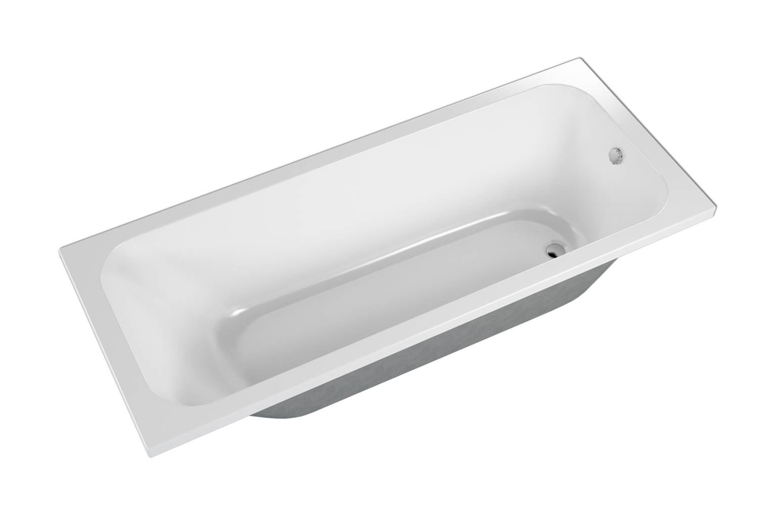 Приобрести loranto ванна акриловая candia 170х70 см, белая (cs00083753)