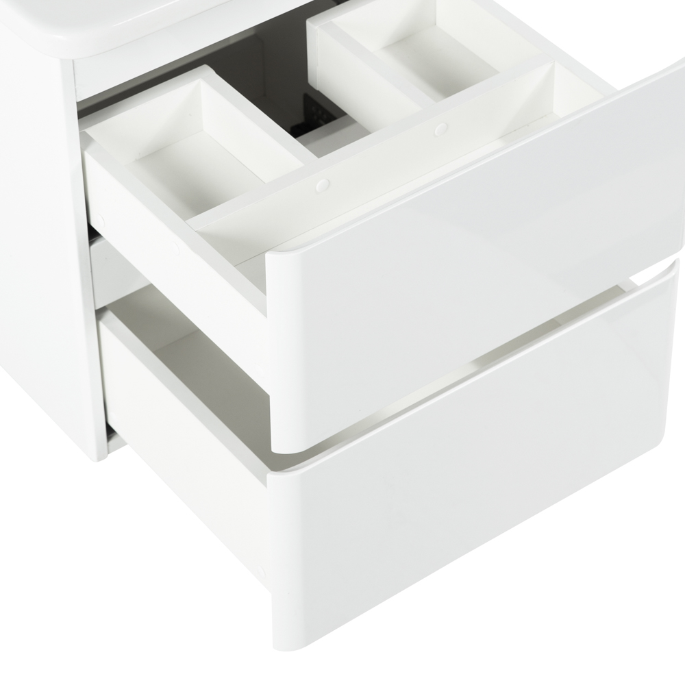 Приобрести belbagno тумба с раковиной albano-cer 50 см, подвесная bianco lucido, белая раковина