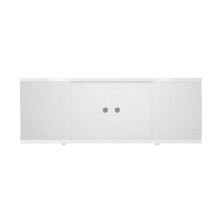 Aquanet Фронтальная раздвижная панель для ванны Kupe 174 см, белая