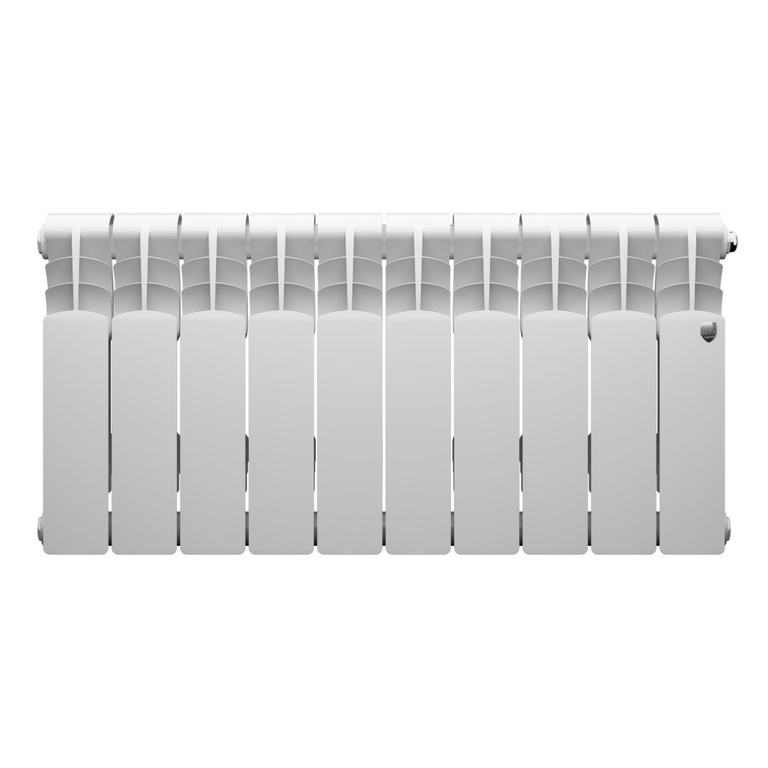 Приобрести royal thermo радиатор биметаллический revolution bimetall 350 , белый - 10 секц.