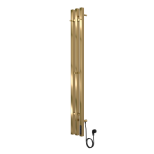 Terminus Полотенцесушитель ТРЭ 150х1200 см, электрический, квадратный профиль, золото