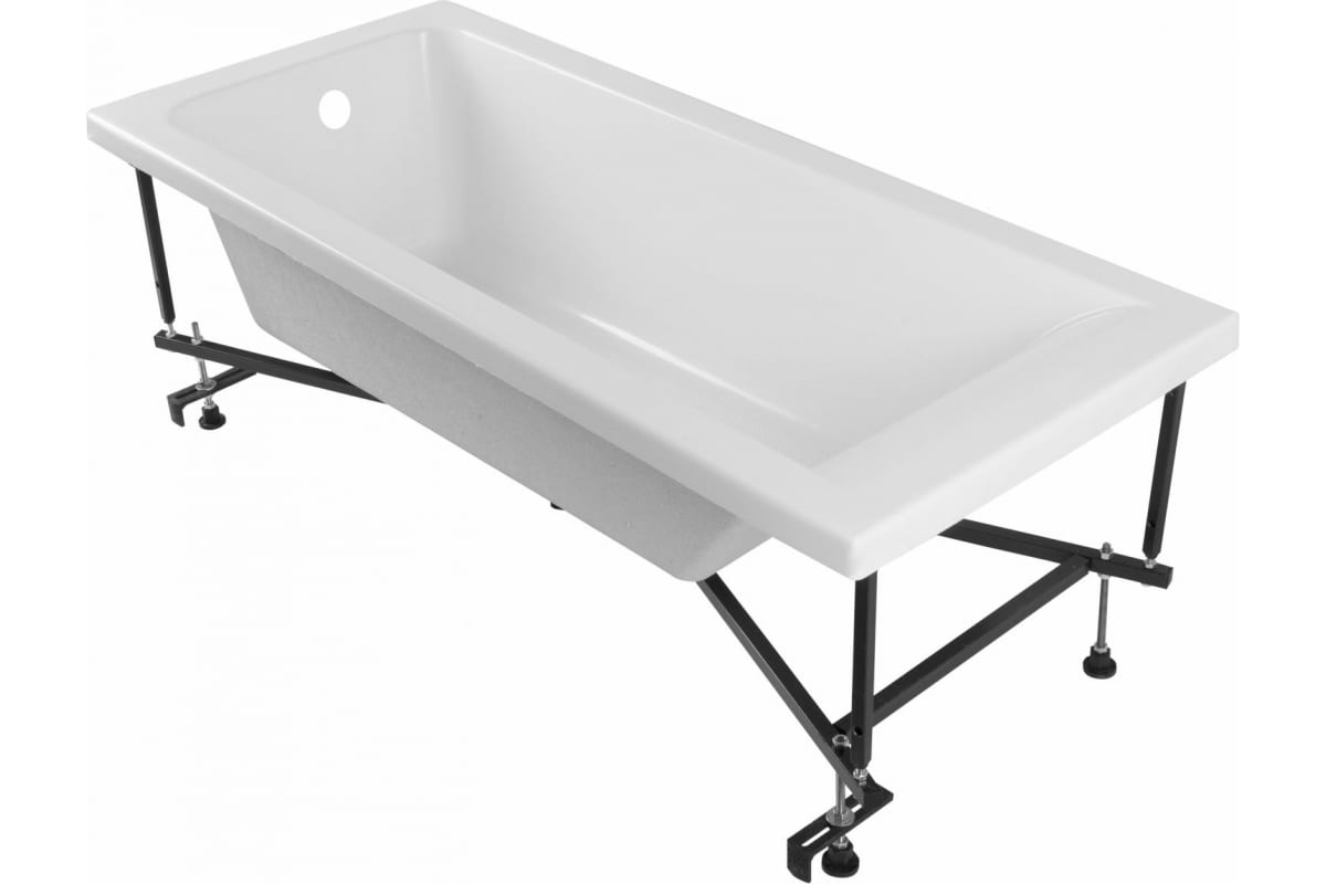 Приобрести aquanet акриловая ванна bright 180x80 см, белая