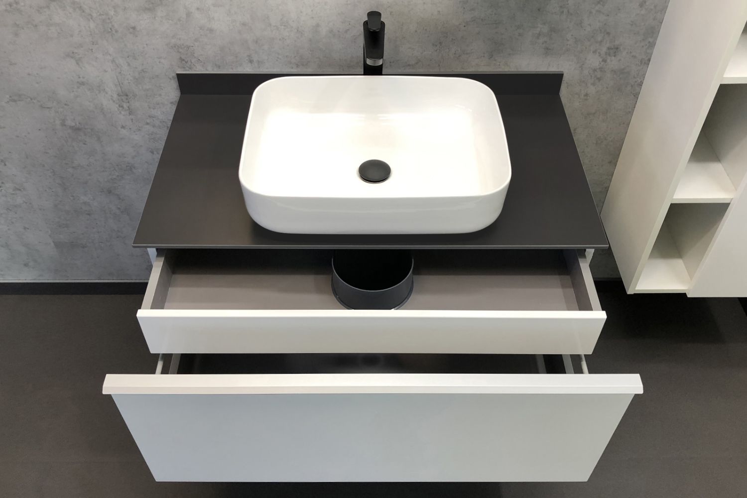 Приобрести сomforty тумба со столешницей и раковиной "милан-90" белый глянец с раковиной t-y9378