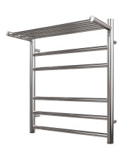 Полотенцесушитель электрический Point 500х600 Аврора с полкой П5, хром PN10156PE