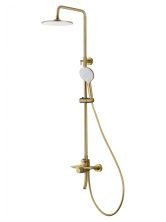 Душевая система WONZON & WOGHAND CLICK, Брашированное золото (WW-N3S962-BG)