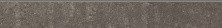 Плинтус Grasaro Travertino 76x600 мм, G-440, полированный, темно серый