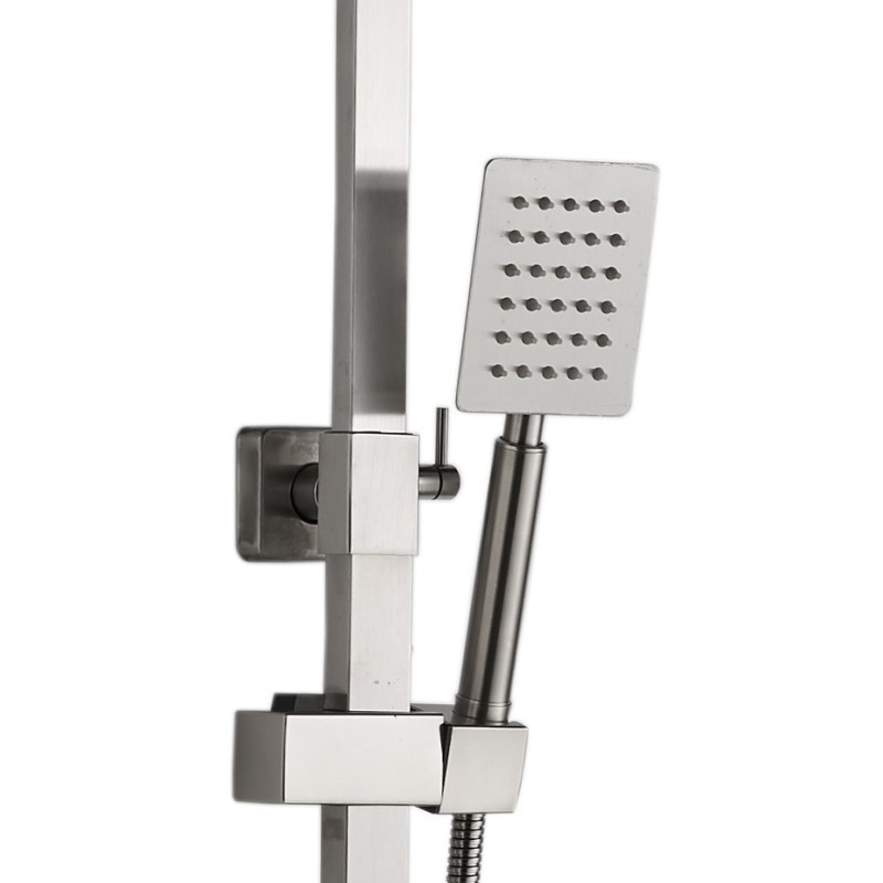 Приобрести haiba душевая система, квадратная d-200мм, нержавеющая сталь hb24815