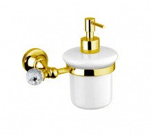 CEZARES Дозатор для жидкого мыла OLIMP, золото\матовое стекло OLIMP-SOI-03/24-Sw