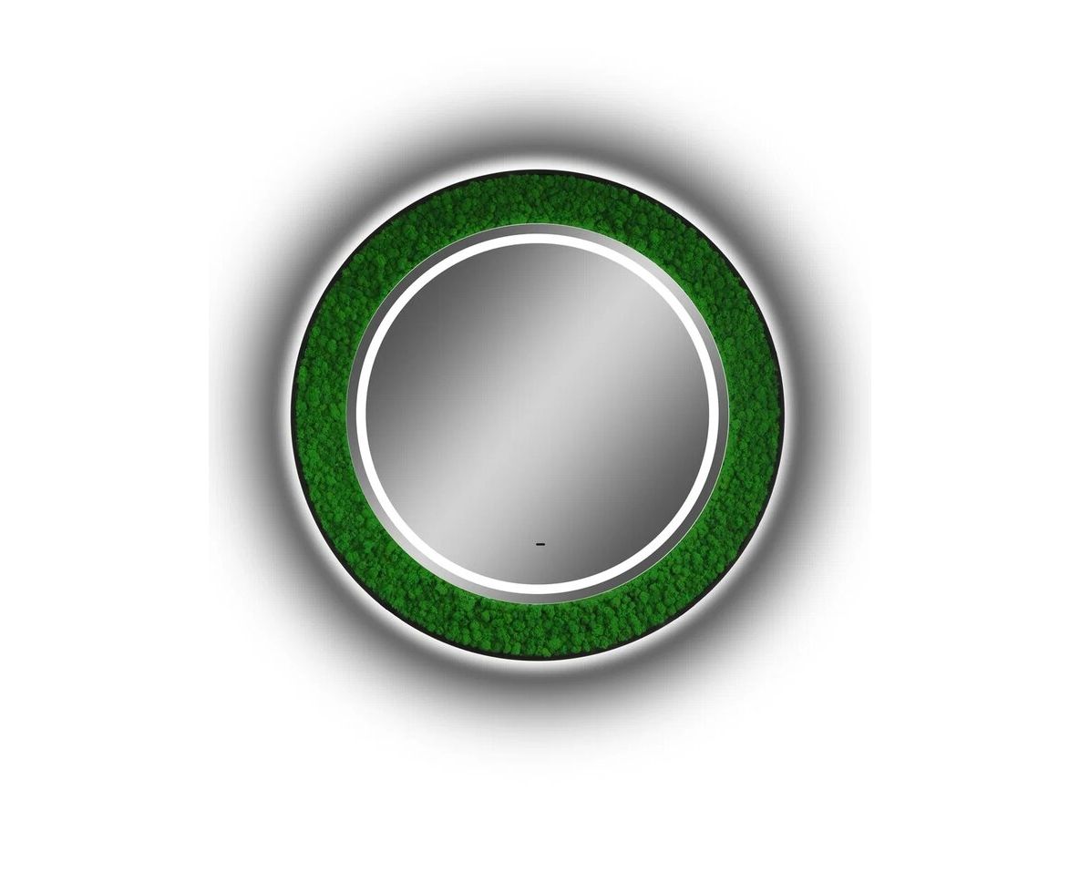 Приобрести continent зеркало с подсветкой forest 100х100 см, бесконтактный включатель, зеленое