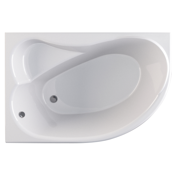 Приобрести mirsant ванна акриловая ялта 150*100 см, белая, левая ут000022685