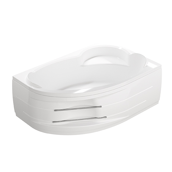 Приобрести mirsant фронтальная панель массандра 170*110 см, правая, белая ут000049355