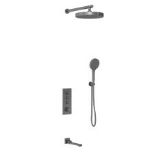 Vincea Встраиваемая душевая система с термостатом, оружейная сталь VSFW-432T1GM