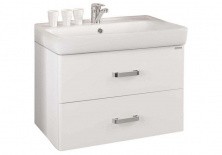 Тумба подвесная с раковиной Акватон Америна 70 см 1A137601AM010, 1WH302083, белый