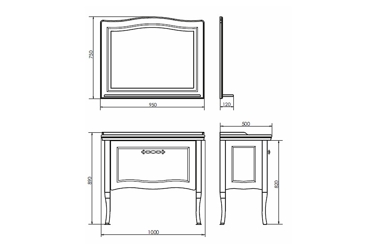 Приобрести сomforty зеркало "павия-100" белый глянец