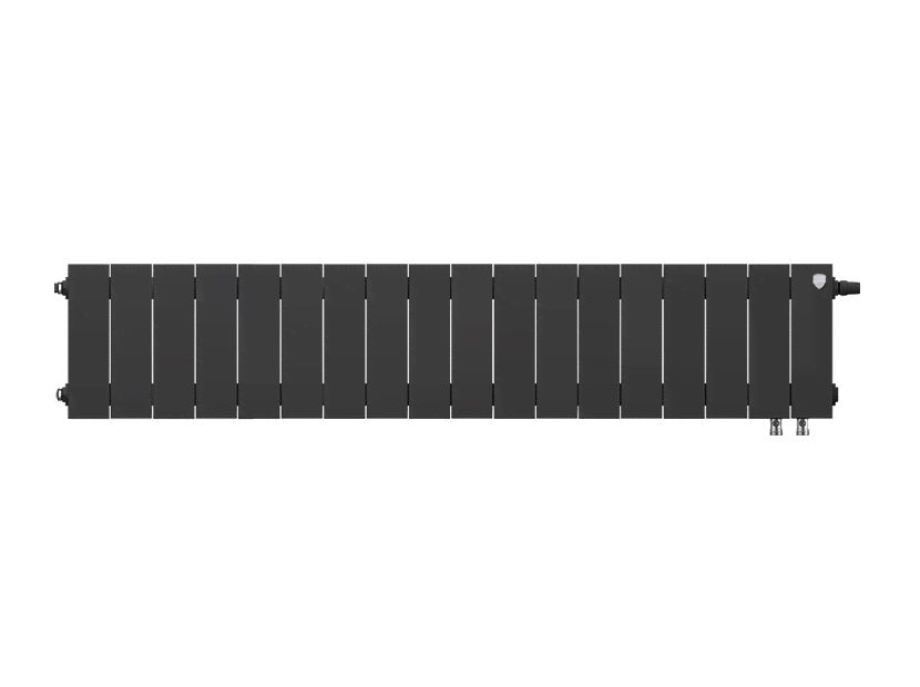 Приобрести royal thermo радиатор биметаллический pianoforte 200 /noir sable ( черный графит ) vdr - 18 секц.