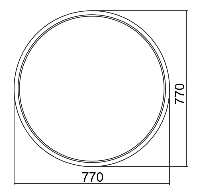 Приобрести azario зеркало манхэттен 77х77 см, пластиковая рама, белый фр-00002422